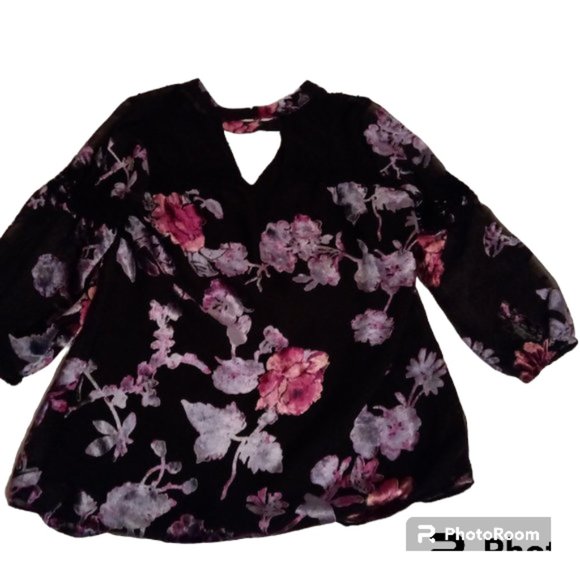 Danielrainn long sleeved glamorous blouse sz S - Picture 2 of 13